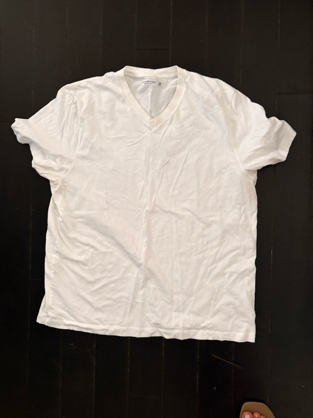 Abercrombie & Fitch White Soft A&F Tee